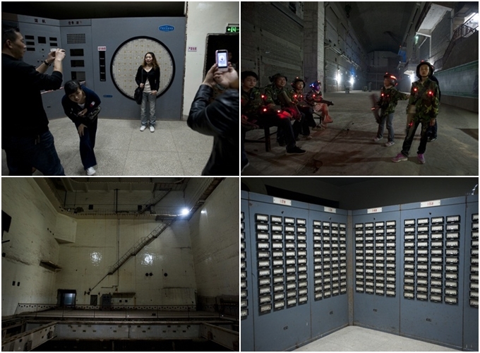 Trình diễn ánh sáng tại cơ sở hạt nhân ngầm Trung Quốc